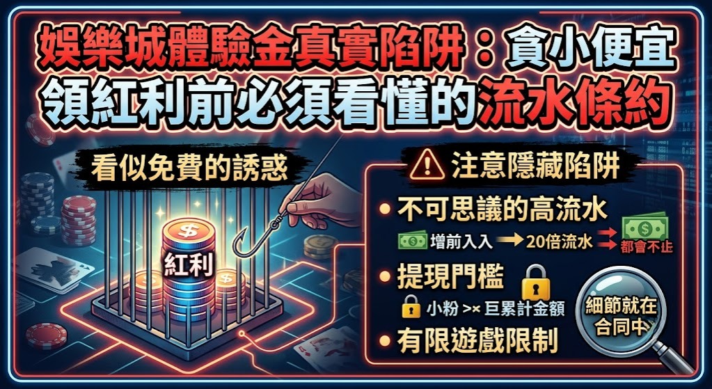 別讓高額體驗金成為你的陷阱!